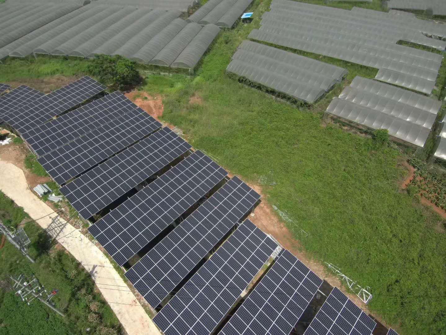 ground solar farm solar power station